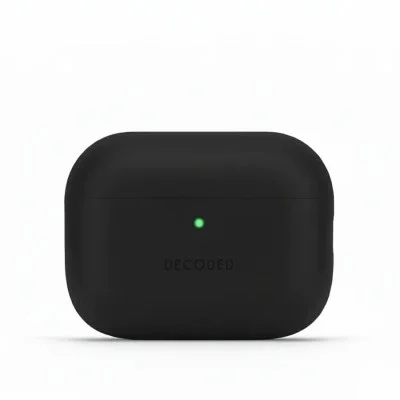 Decoded airpods pro 3 silicone case _ black
